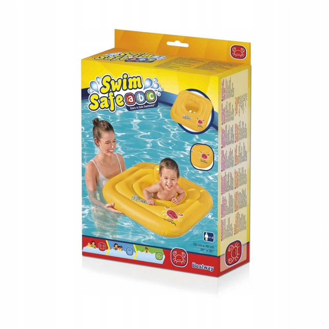Bestway 32050 Swimming Learning Seat Square SwimSafe Step A 76cmx76cm Brand Bestway