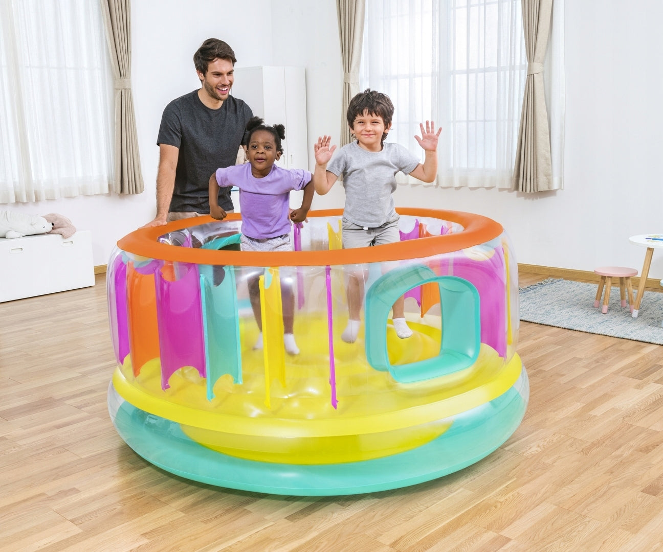 Bestway 52262 Inflatable Round Jumping Castle BounceJam Bouncer 1.80m Character/Title none