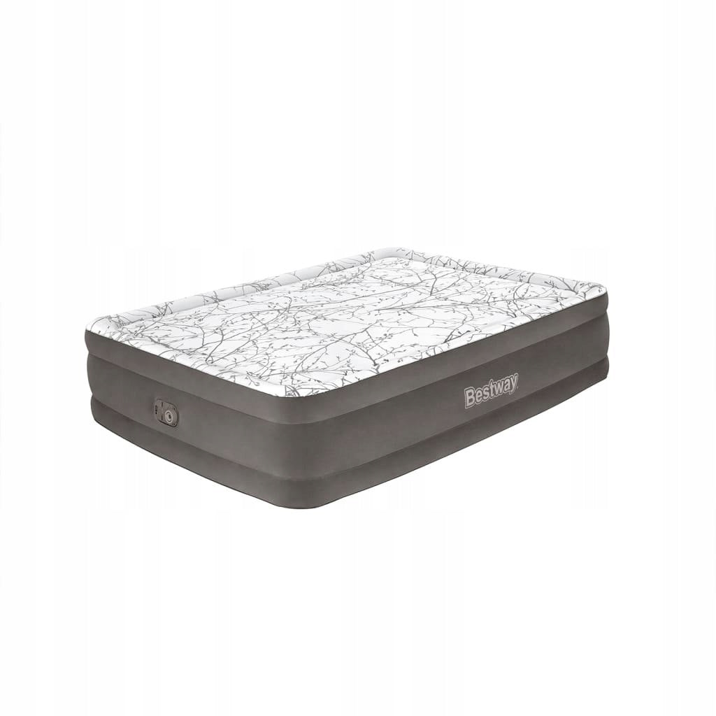 Bestway® TriTech™ aufblasbare Matratze Cushify Top™ mit integrierter Elektropumpe Double XL/Mid 203 x 152 x 46 cm