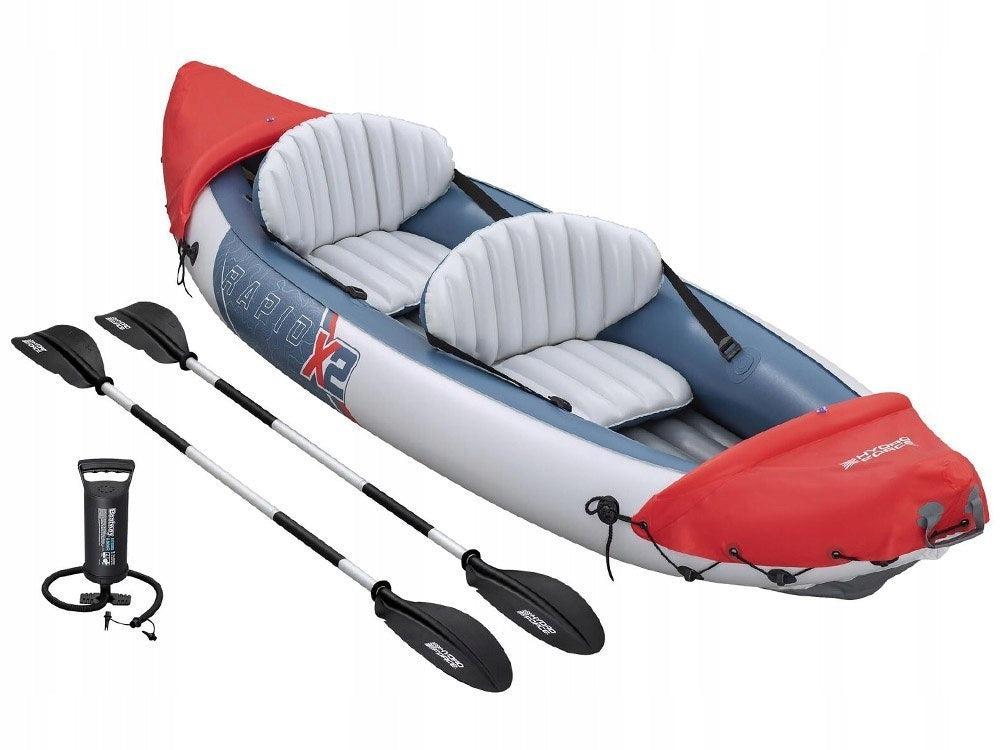 Bestway Inflatable 2-person kayak LITE-RAPID X2 + paddles max 160kg 65077 Number of seats 2