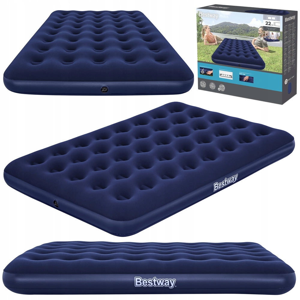 Bestway Inflatable Camping Mattress 2 Seater 300kg VELOUR 191x137cm 67002