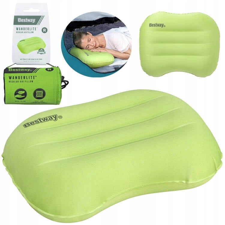 Bestway Inflatable Hiking Pillow WanderLite 42cm x 30cm 69624
