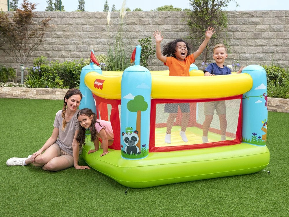 Bestway Inflatable Jumping Castle For Children Playpen Fisher Price 93553 Kind blown