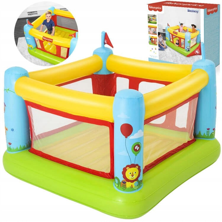 Bestway Inflatable Jumping Castle For Children Playpen Fisher Price 93553