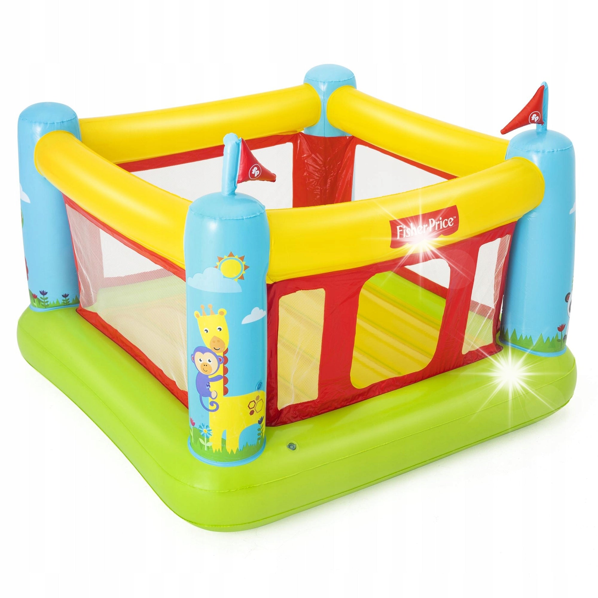 Bestway Inflatable Jumping Castle for Kids Playpen Fisher Price 93553