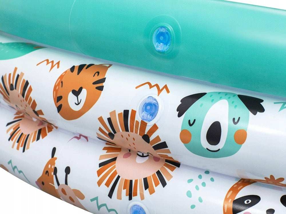 Bestway Inflatable paddling pool for children With SAFARI 122cm 51226 Height 25 cm