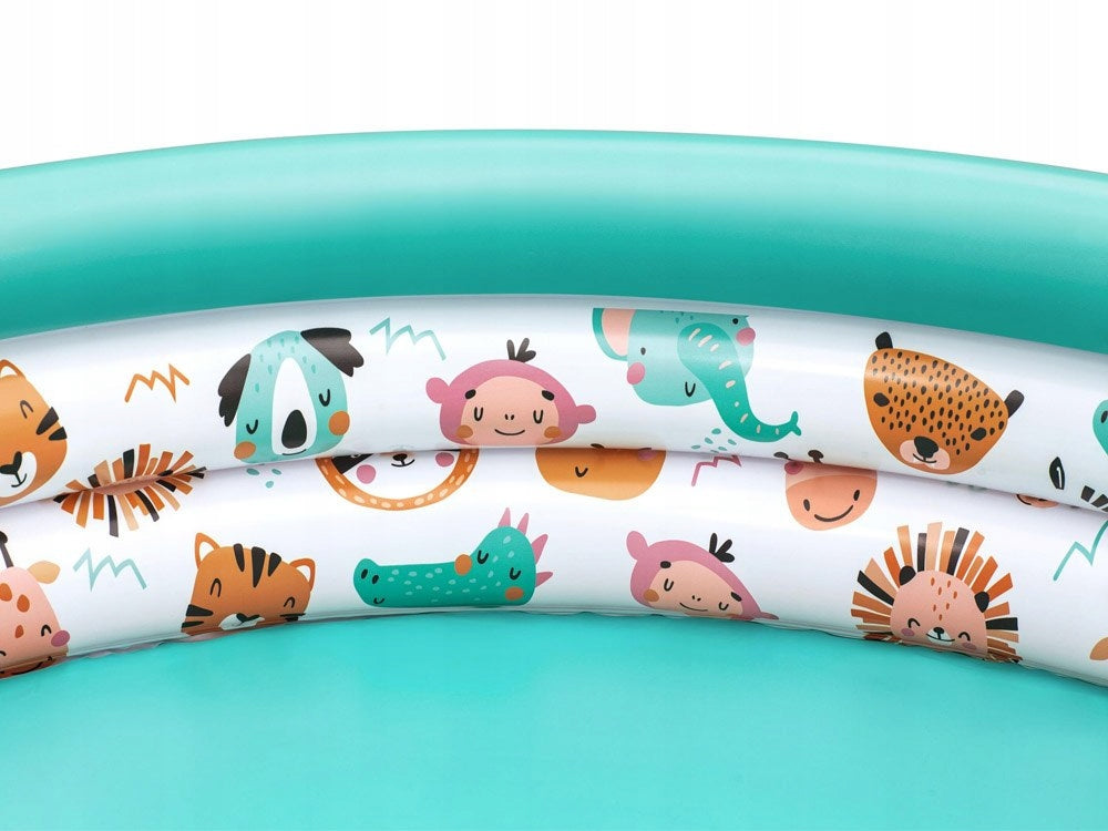 Bestway Inflatable paddling pool for children With SAFARI 122cm 51226 Volume 140 l