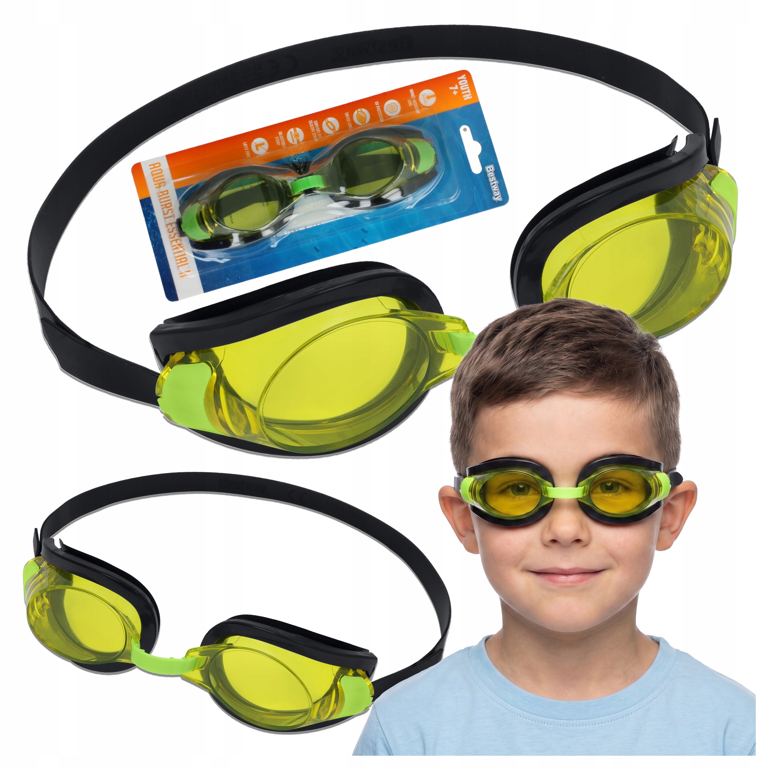 Bestway Swimming goggles for children swimming goggles for swimming pool +7 years Manufacturer code STR-21005Z/26