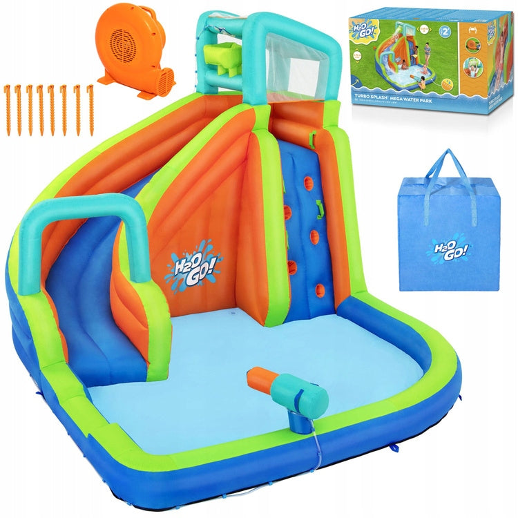 Bestway Water Square TOYS H2O Go 365x320x270cm slide and launcher 53408