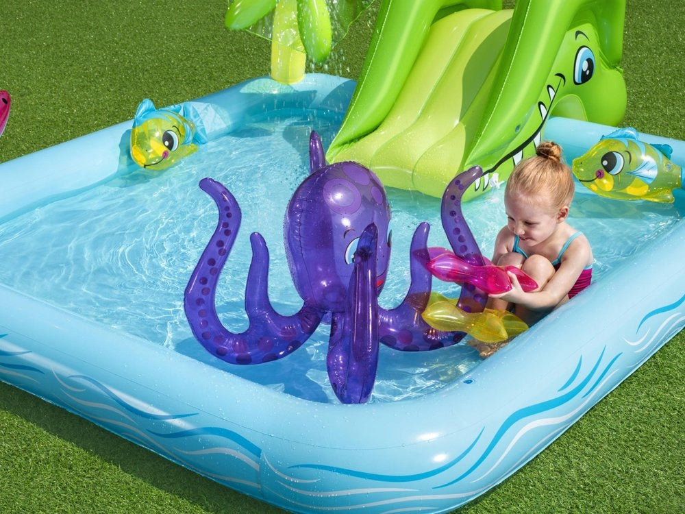 Bestway Water square toys for children AQUARIUM Paddling pool + slide 53052 Kid's age 2+ years