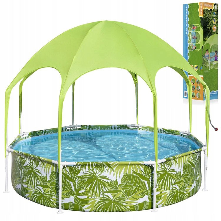 Bestway frame swimming pool 244x51 cm with visor 56432