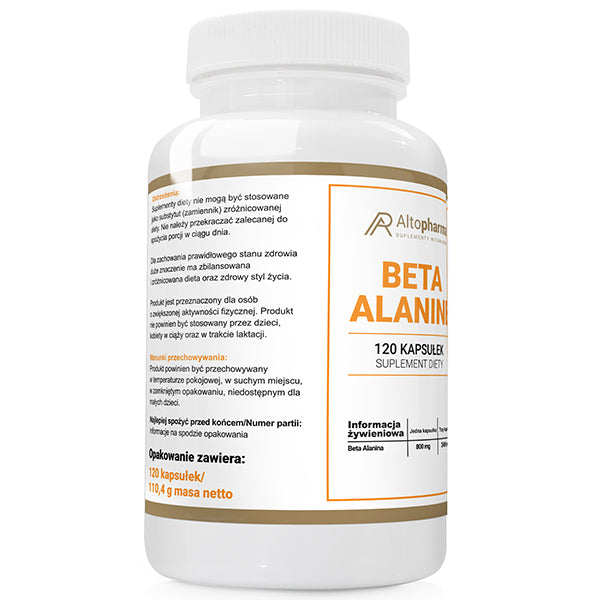 Beta Alanine 800mg PRE-WORKOUT PREWORKOUT PUMP STIMULATION 240 kap Expiration date not specified