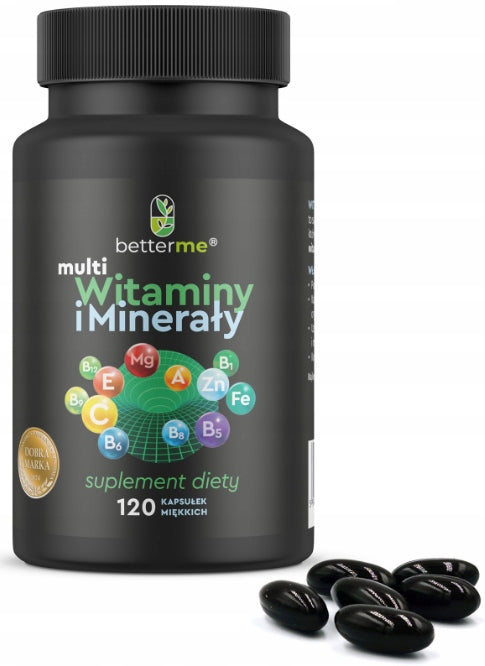 BetterMe Multi vitamins and minerals 120capsules