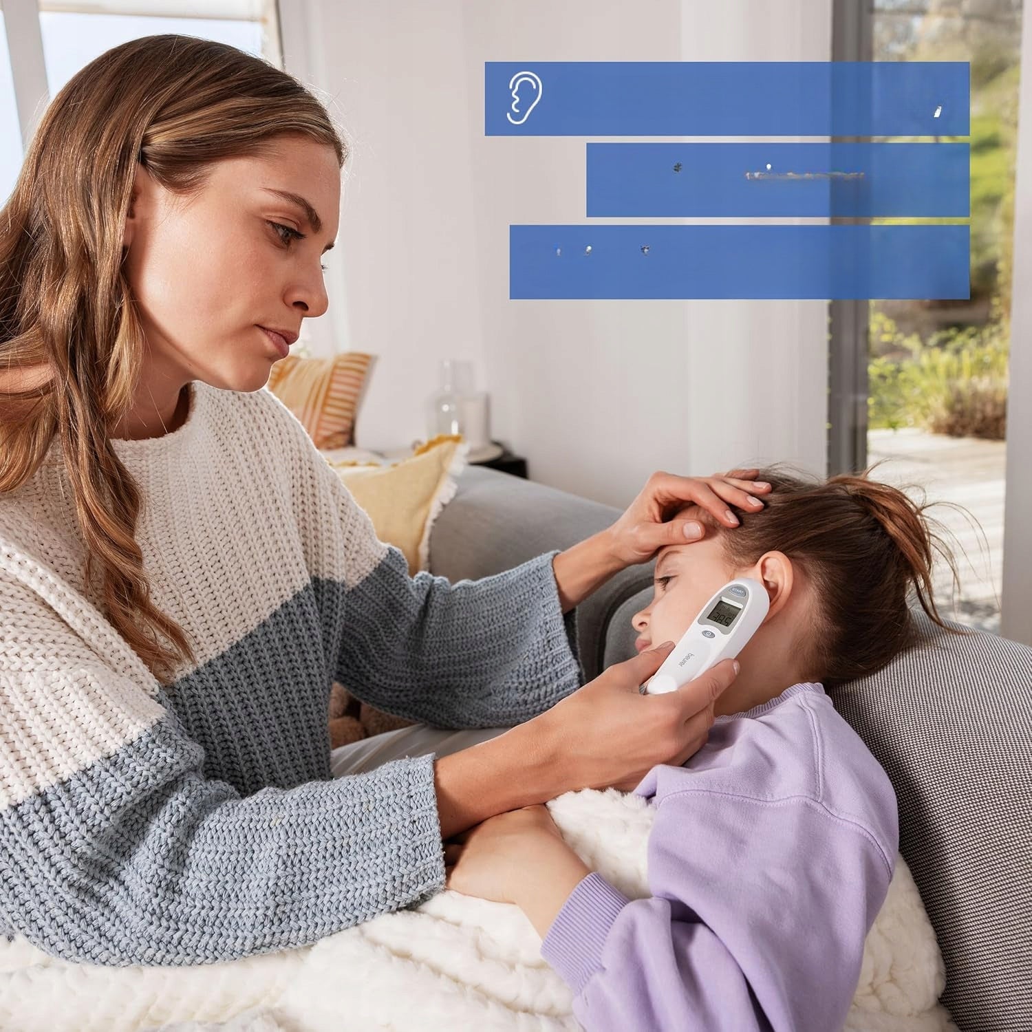 Beurer FT58 Infrared In-Ear Thermometer LCD Memory 10 Measurements Medical device no