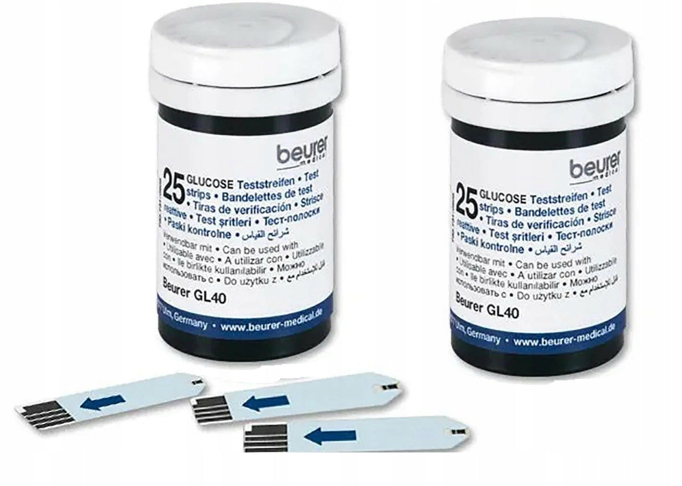 Beurer Gl40 Blood Glucose Measuring Strips 48 PCS