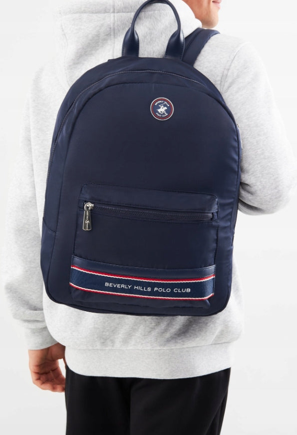 Beverly Hills Polo Club city backpack reinforced sports bottom blue Brand Beverly Hills Polo Club