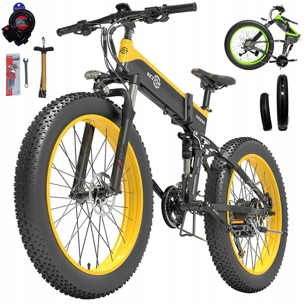 Bezior X1500 Electric Vehicle 1500W 40KM/H Oil Brake Fat Tire PL