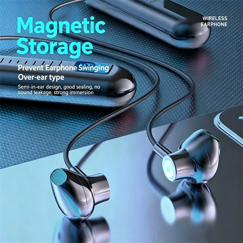 Bezprzewodowe słuchawki Bluetooth, paski na szyję, uniwersalne Packaging status original