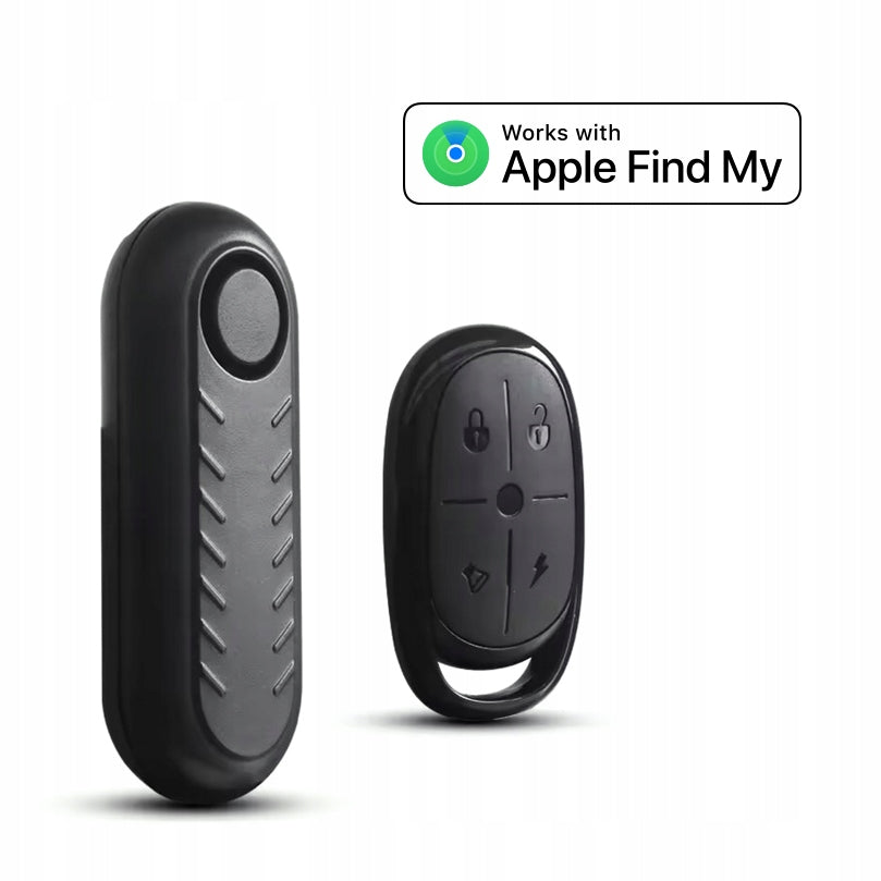Bicycle Alarm Anti-Theft Remote Control Bike 110dB Location APPLE FIND MY Color black
