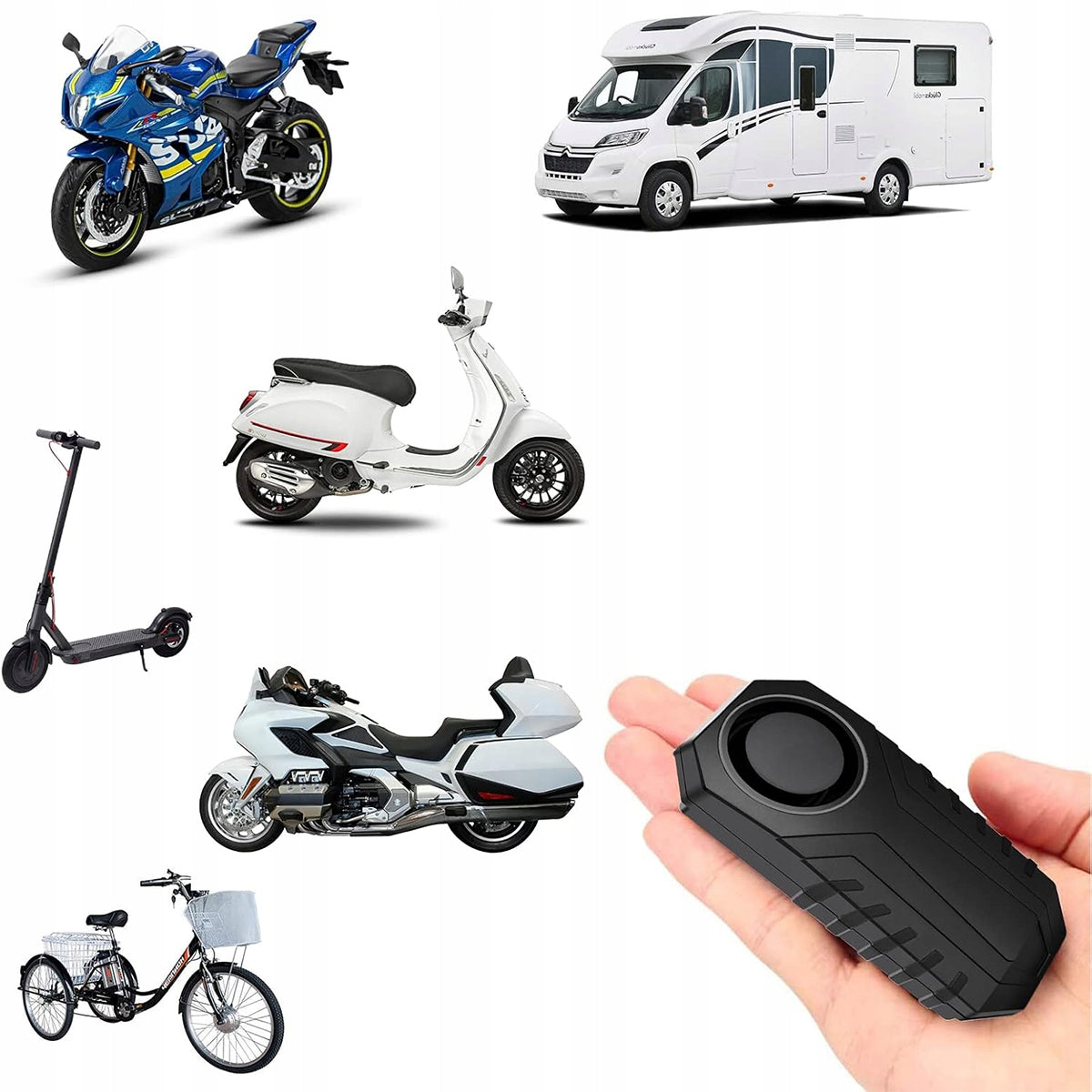 Bicycle Alarm Anti-Theft Remote Control Bike 113dB Waterproof IP55 Kind alarm