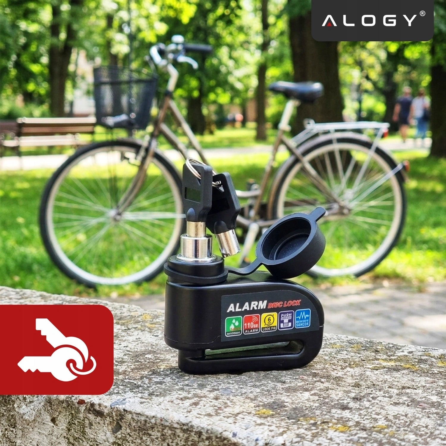 Bicycle Alarm Lock For Moped Bike Electric Anti-Theft Lock type alarm