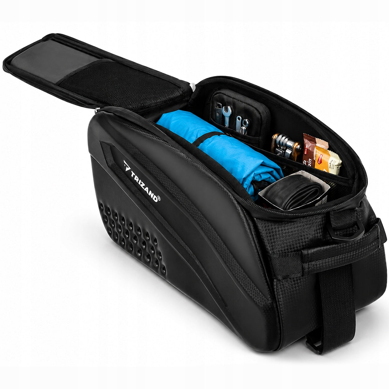 Bicycle Bag Luggage Bag TRIZAND 10L Waterproof With Shoulder Strap Weight 550 g