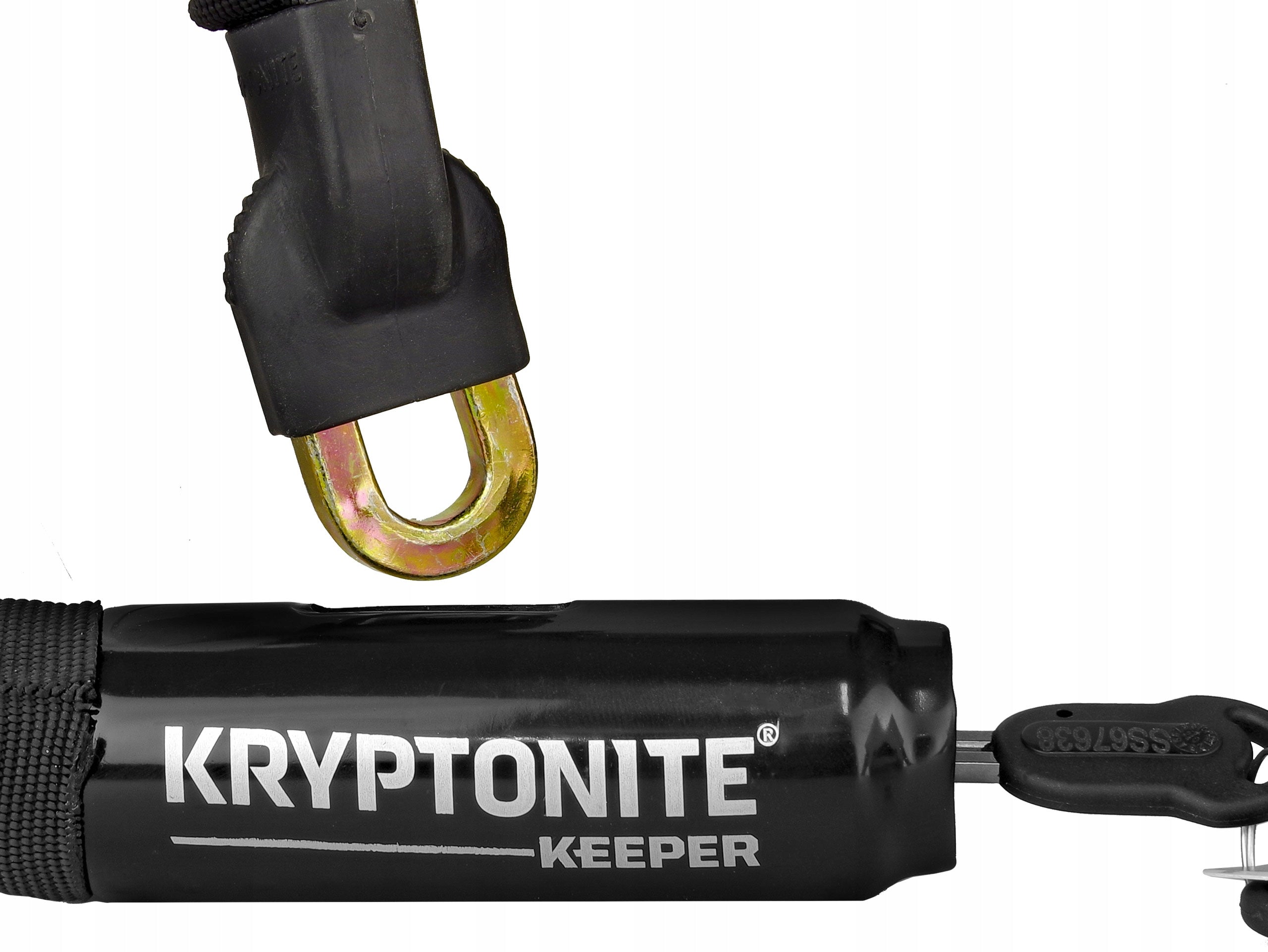 Bicycle Chain Clasp Kryptonite Keeper 755 Mini Black 0,7cm X 55cm Brand Kryptonite