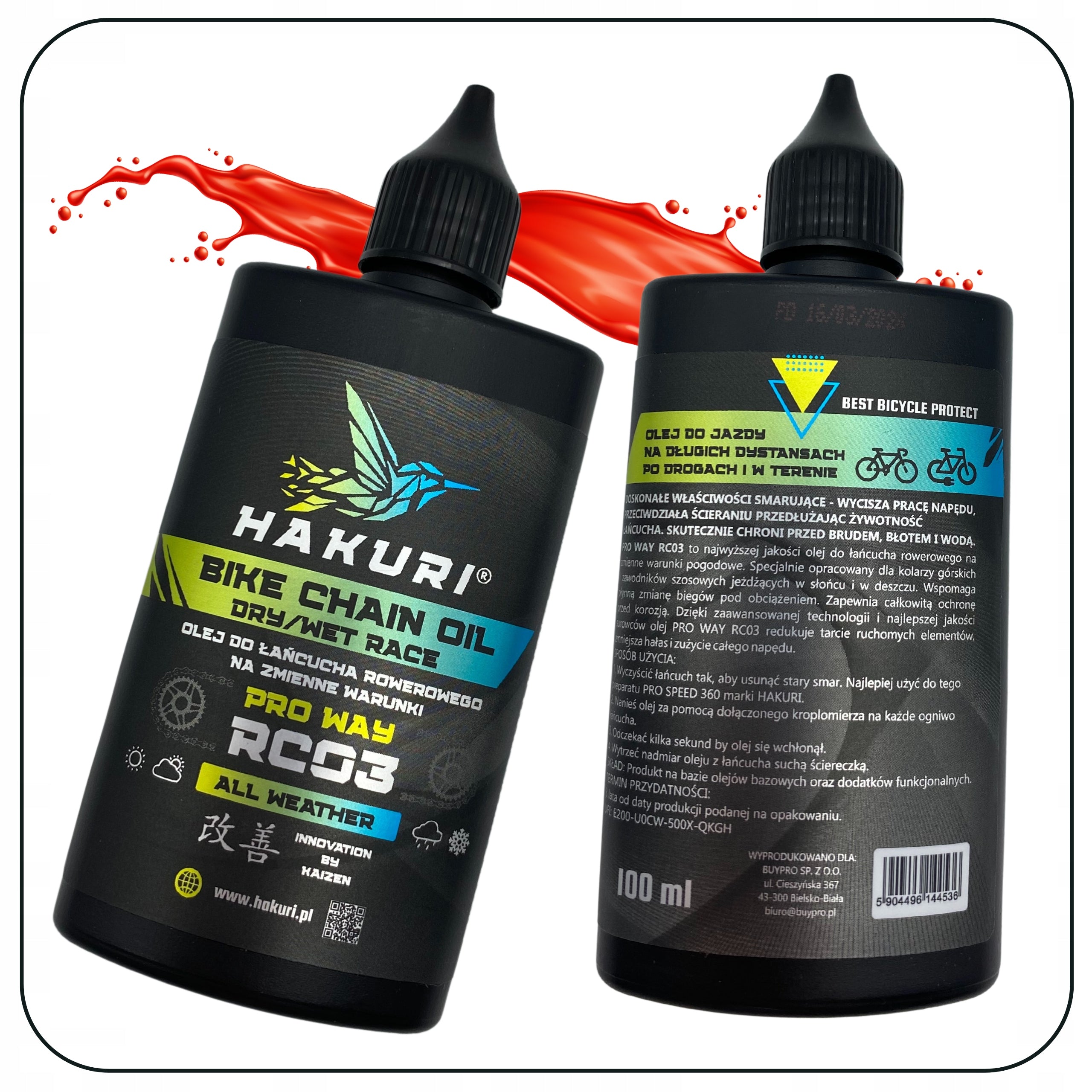 Bicycle Chain Oil BRUSH DEGREASER GREASE Cleans Protects EAN (GTIN) 5904496144710