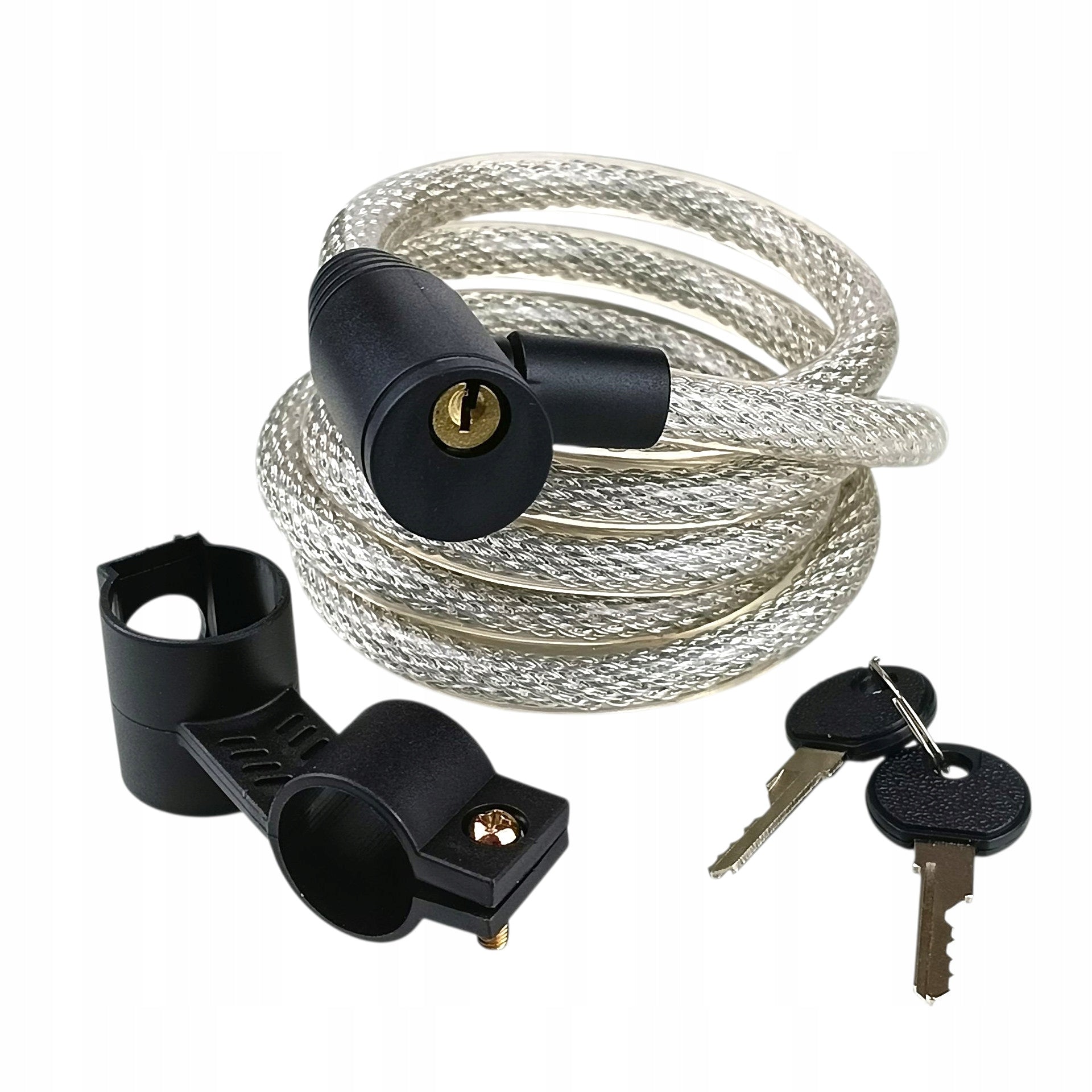 Bicycle Clasp 180cm Length Security Bicycle Lock 2 Keys Packaging status original