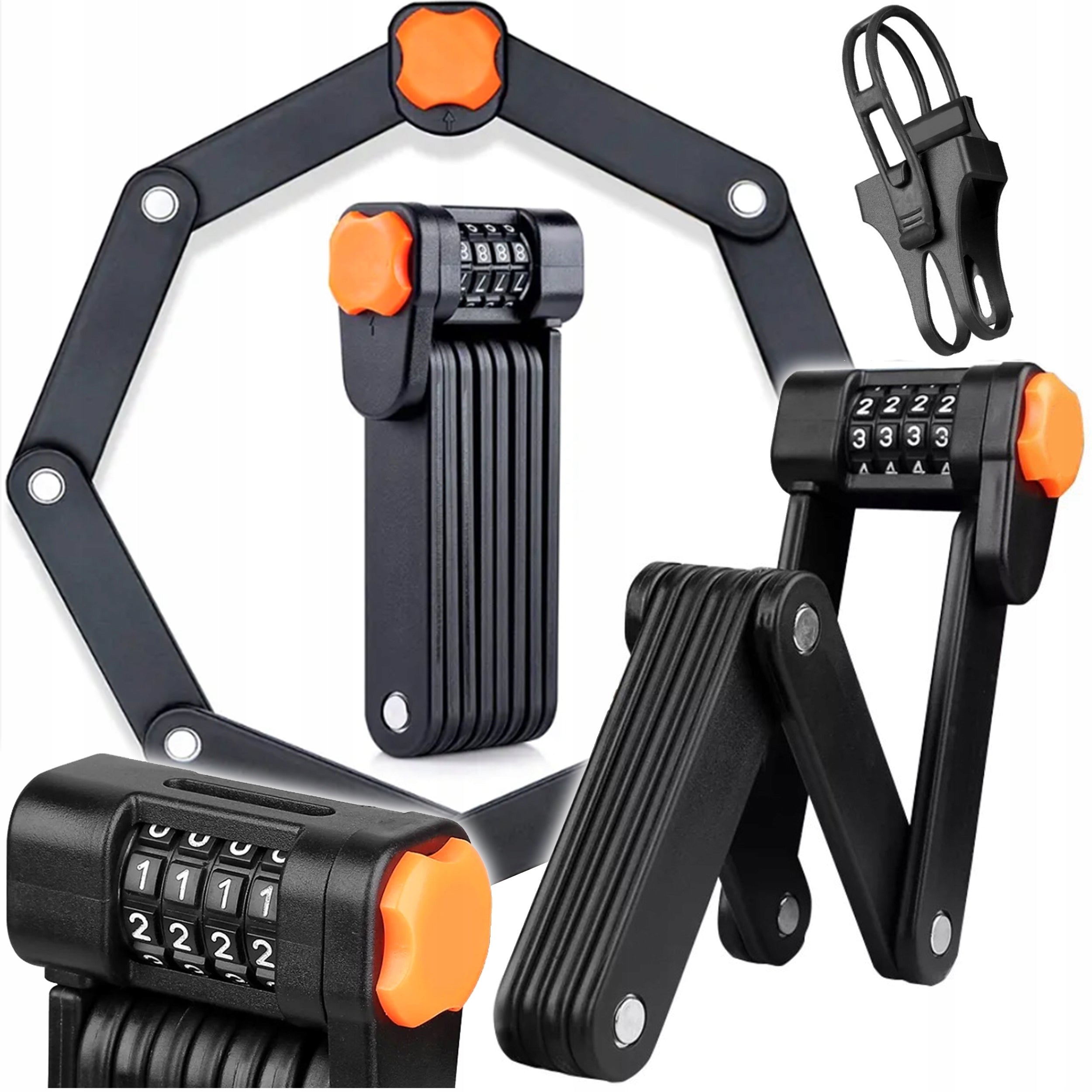 Bicycle Clasp For Bicycle Folding Lock Cipher Hardened Steel