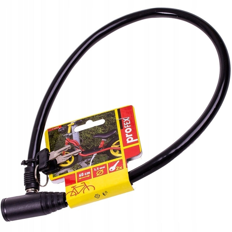 Bicycle Clasp LINKA Lock for Bike KEY 10x60 cm Black Packaging status original