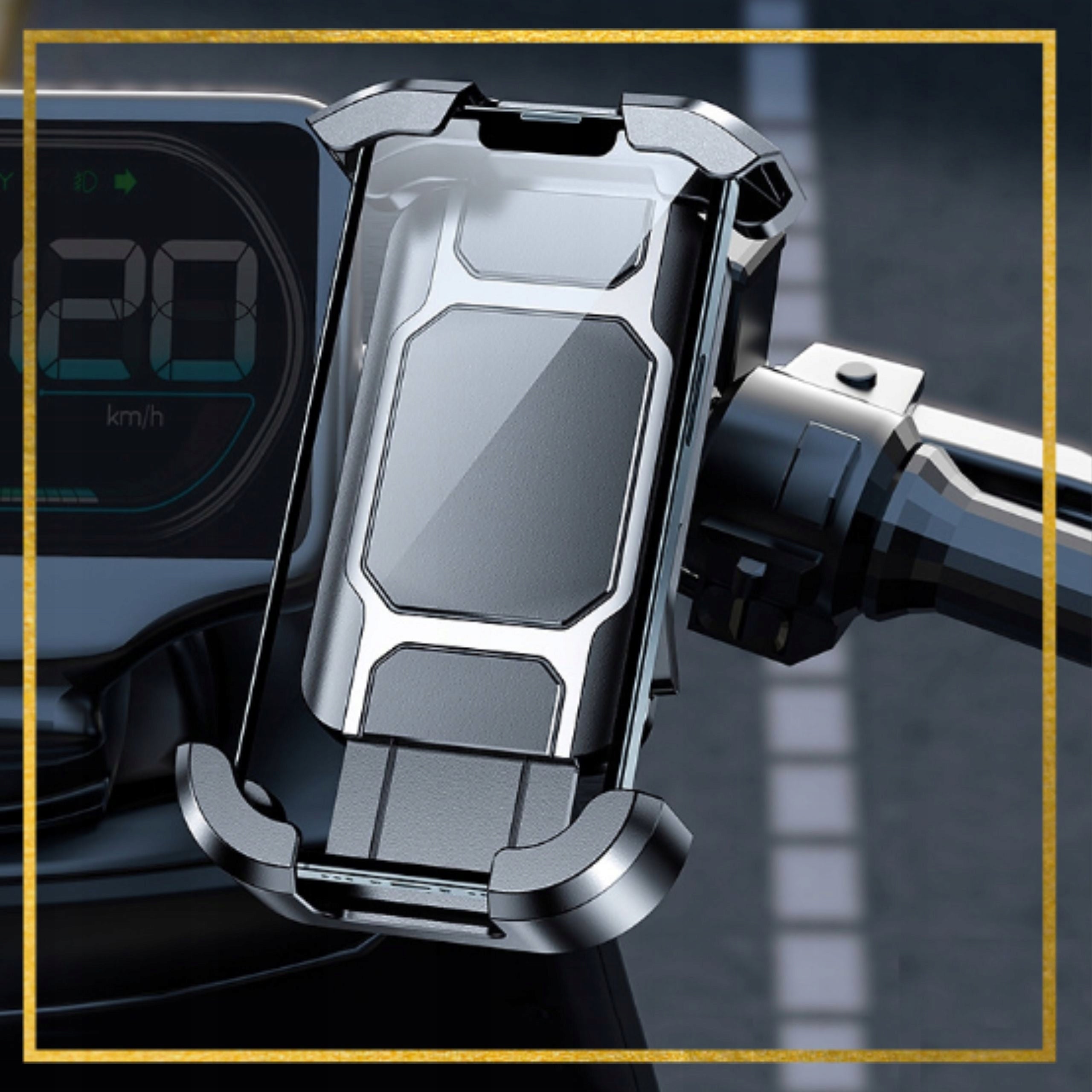 Bicycle Handlebar Phone Holder Rotary Bike Case 360 Degree For mobile