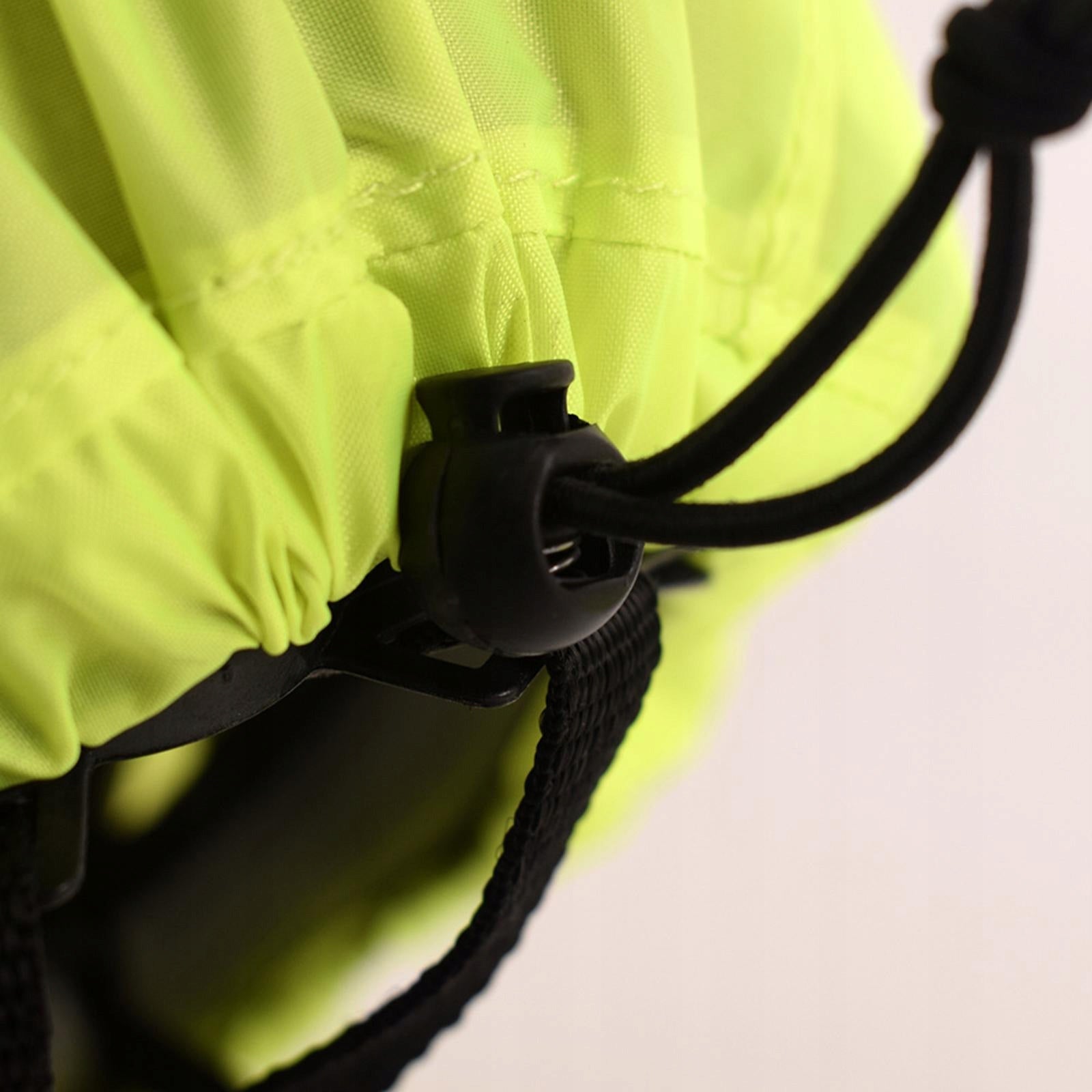 Bicycle Helmet Rain Cover Reusable Bike Helmet Cover Protection Yellow Packaging status original