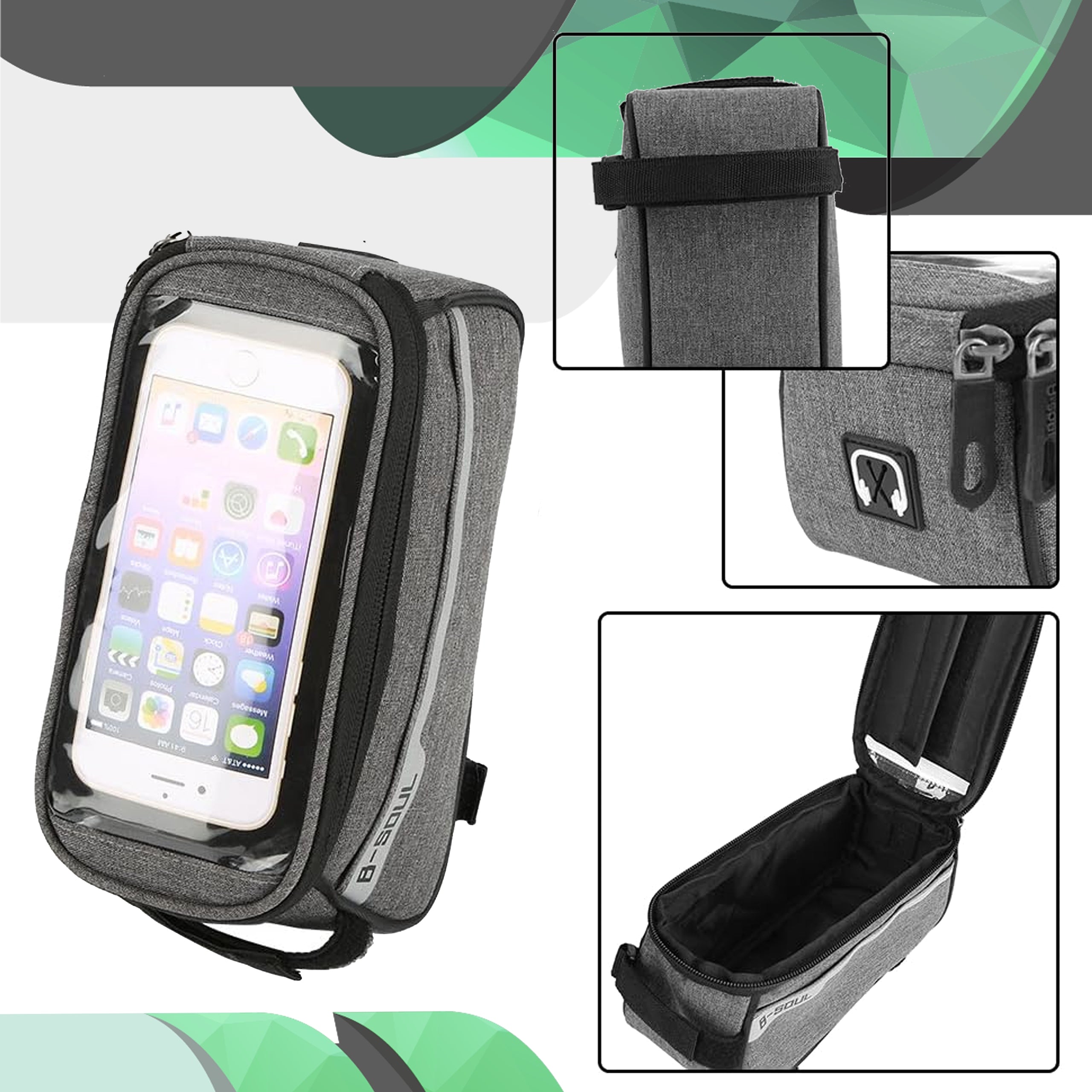 Bicycle Holder Luggage Bag Bicycle Bag 2l Waterproof for Phone Capacity 1 l