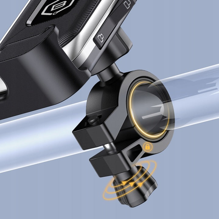 Bicycle Holder for Motor Scooter - for Phone for Steering Wheel 360 with lock Packaging status original
