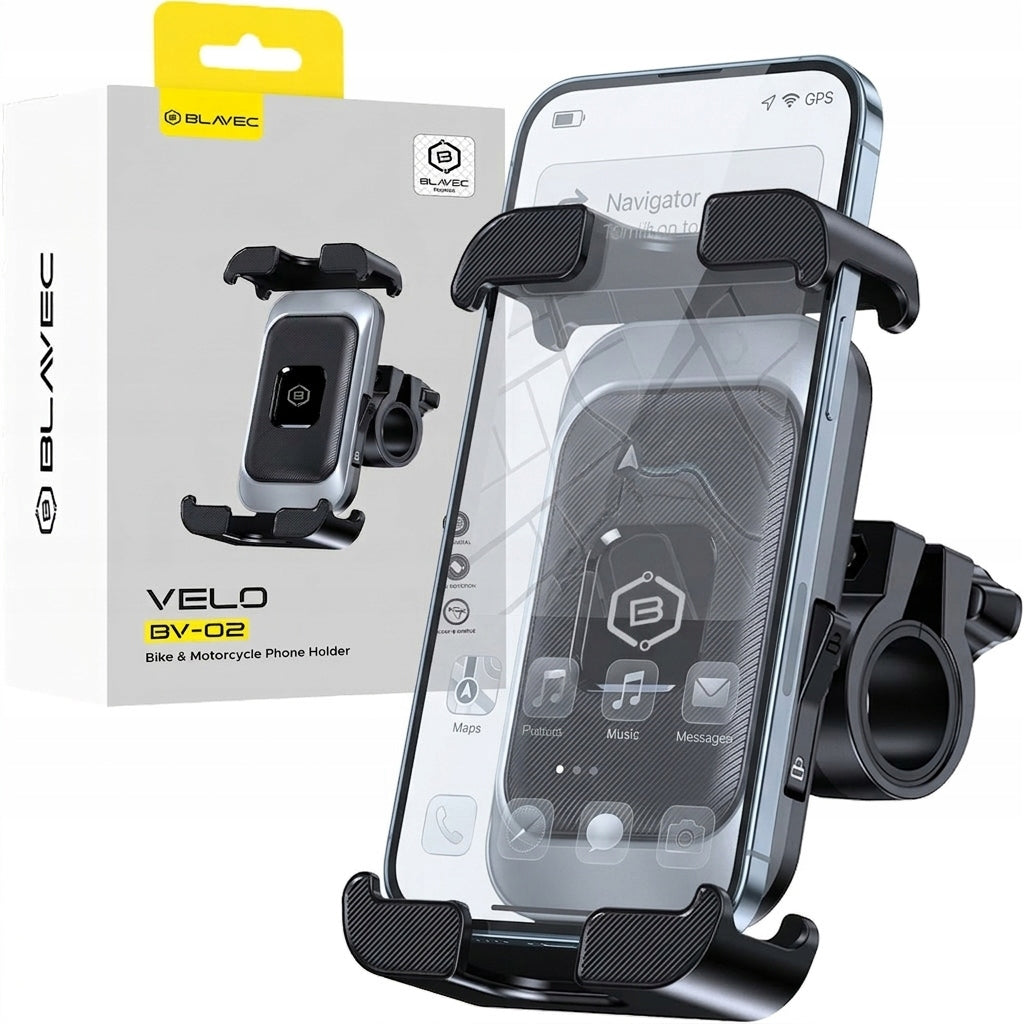 Bicycle Holder for Motor Scooter - for Phone for Steering Wheel 360 with lock