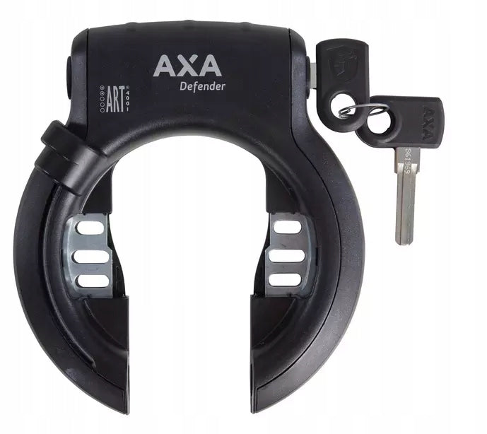 Bicycle Horseshoe Wheel Lock AXA Defender Color black