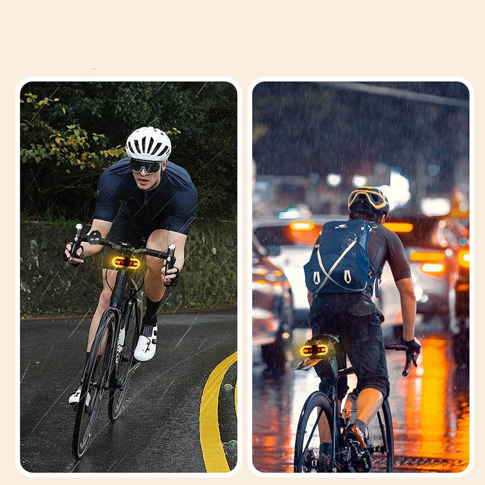 Bicycle Indicator | Bicycle Light Rear LED Remote Control Indicator Kind on the rear fender