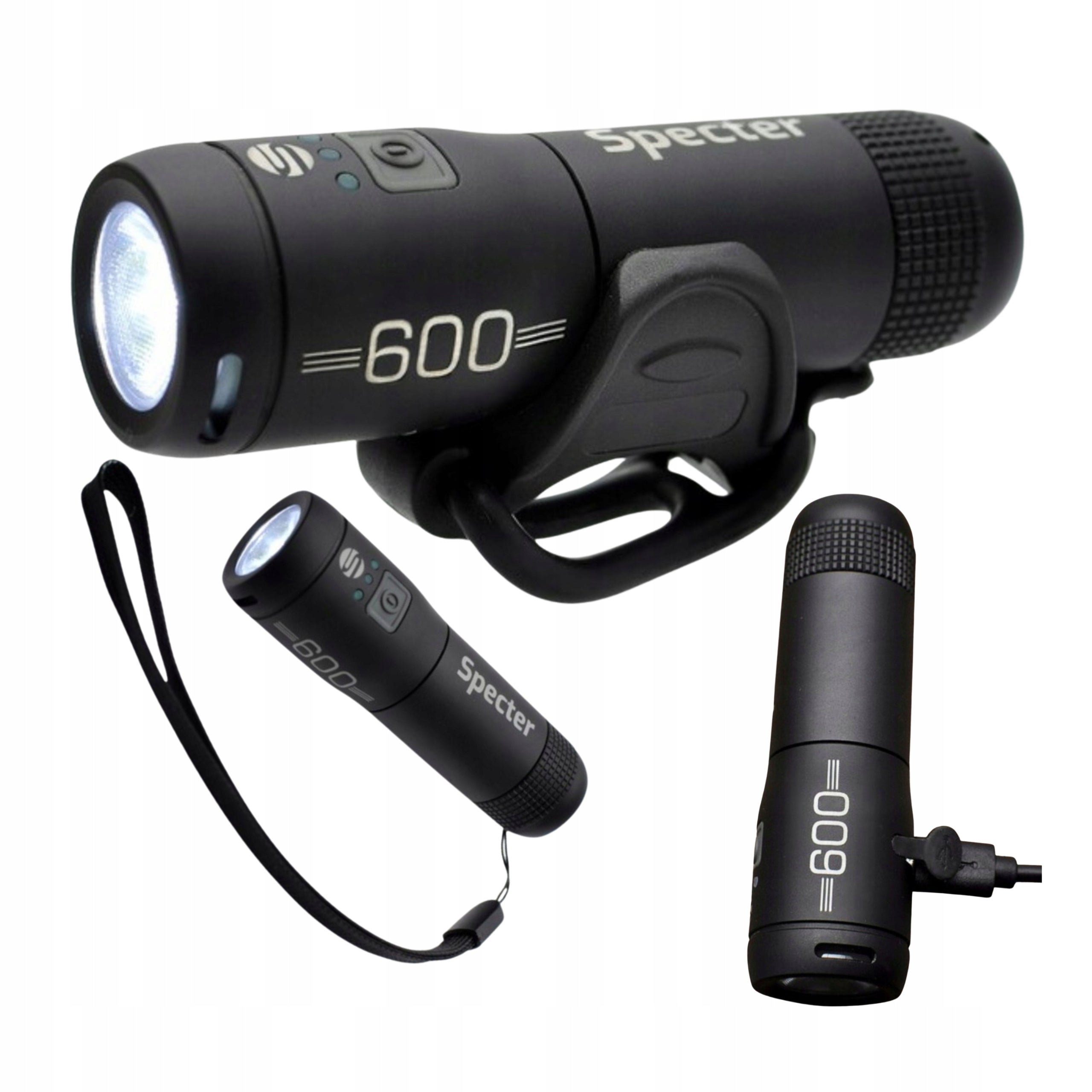 Bicycle Light Front LED 600 LM USB Waterproof Lightweight Torch For Bicycle