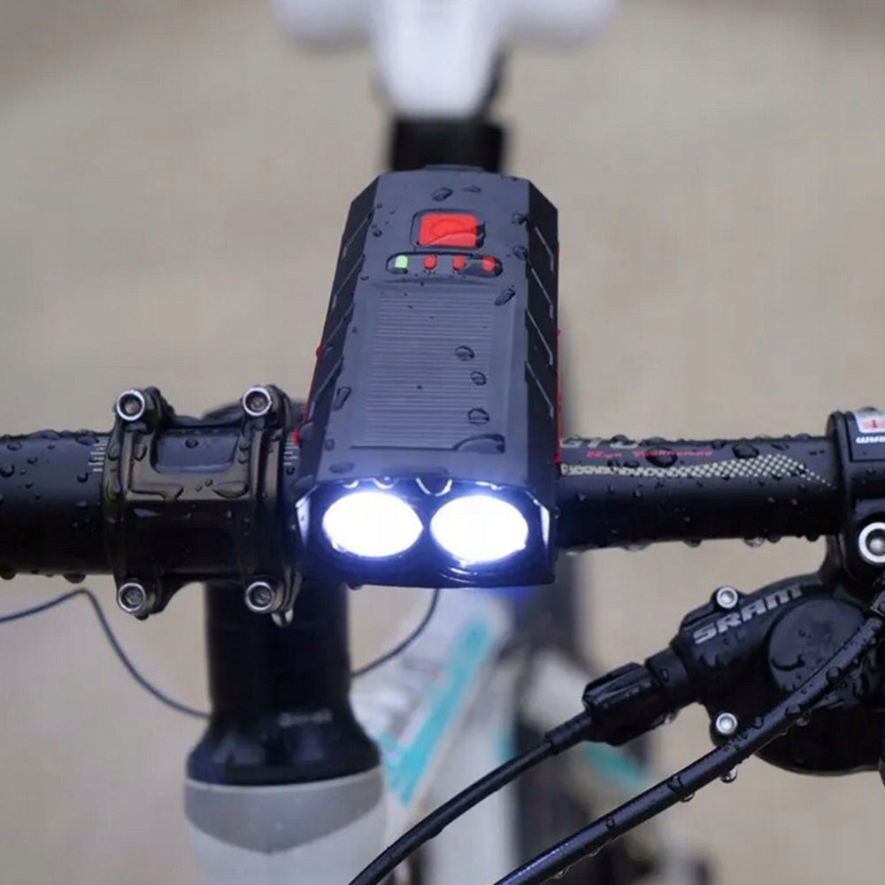 Bicycle Light Front REAR LED for Bike Handlebar Alarm 4in1 Solar Manufacturer code PROFI6001900