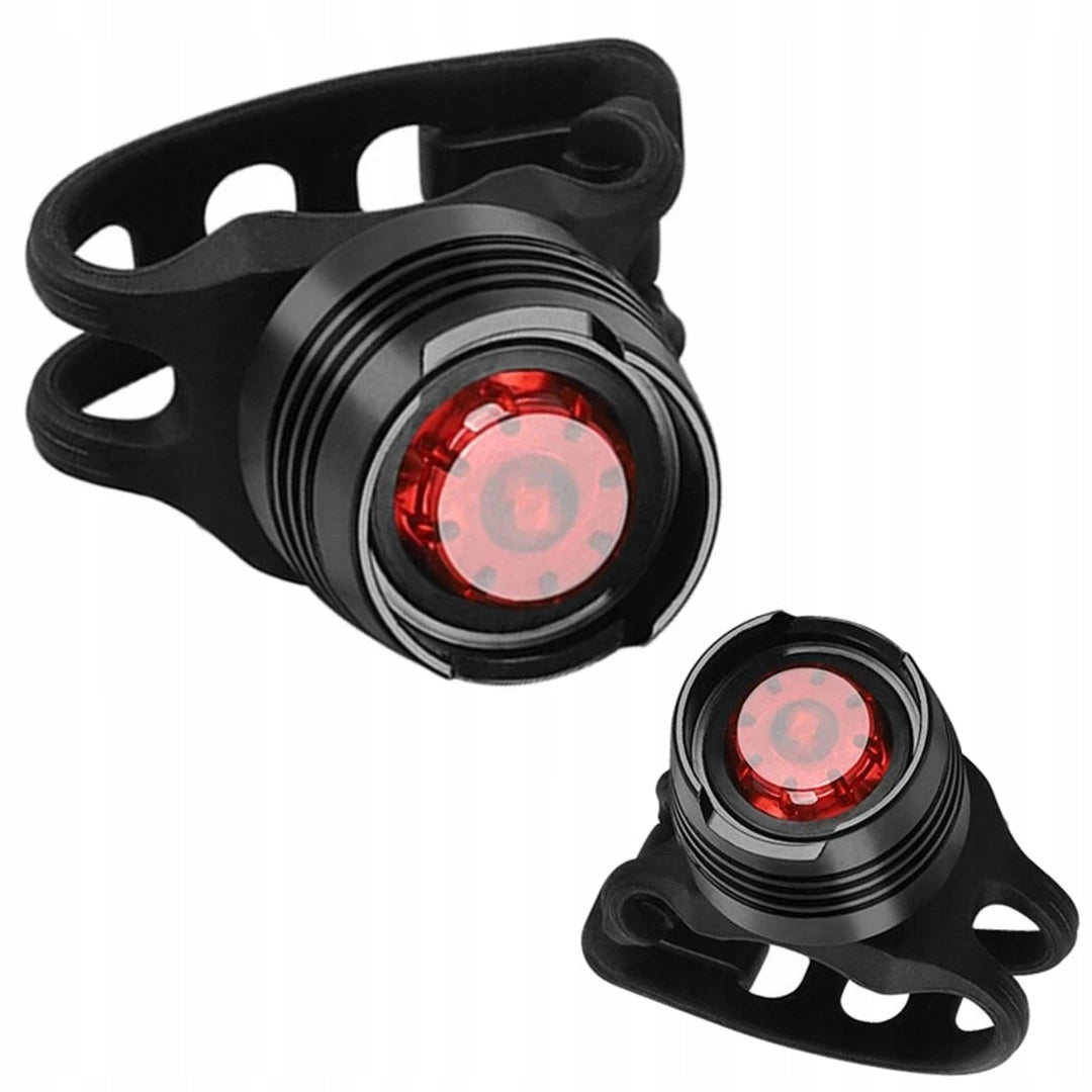 Bicycle Light Front Strong Light Front Rear + Bicycle Counter Horn Kind set