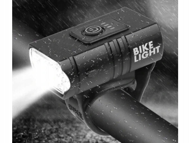 Bicycle Light POWERFUL Front Light REAR LED for USB Handlebar Bike Kind set