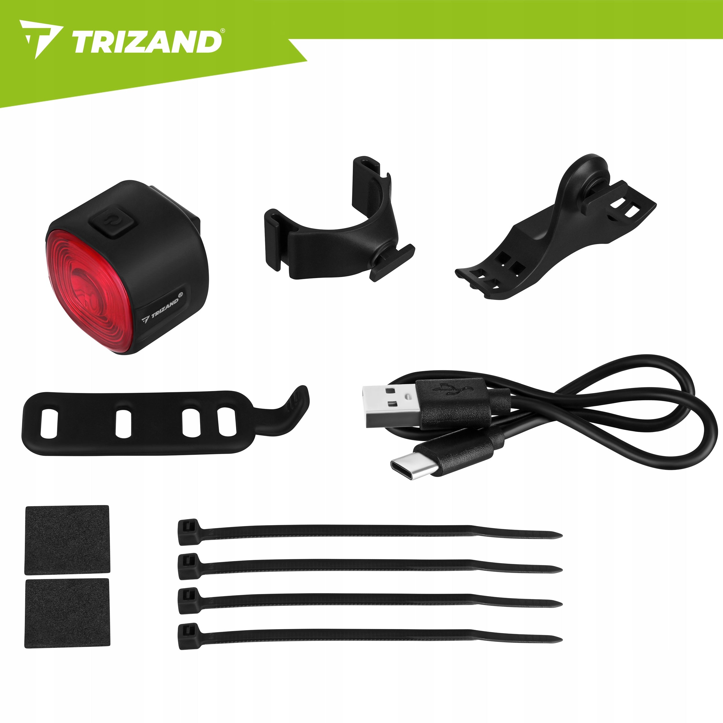 Bicycle Light Rear LED USB Strong Rear for Bicycle Waterproof Rechargeable Model Lampka Rowerowa Tylna USB Akumulatorowa do Roweru