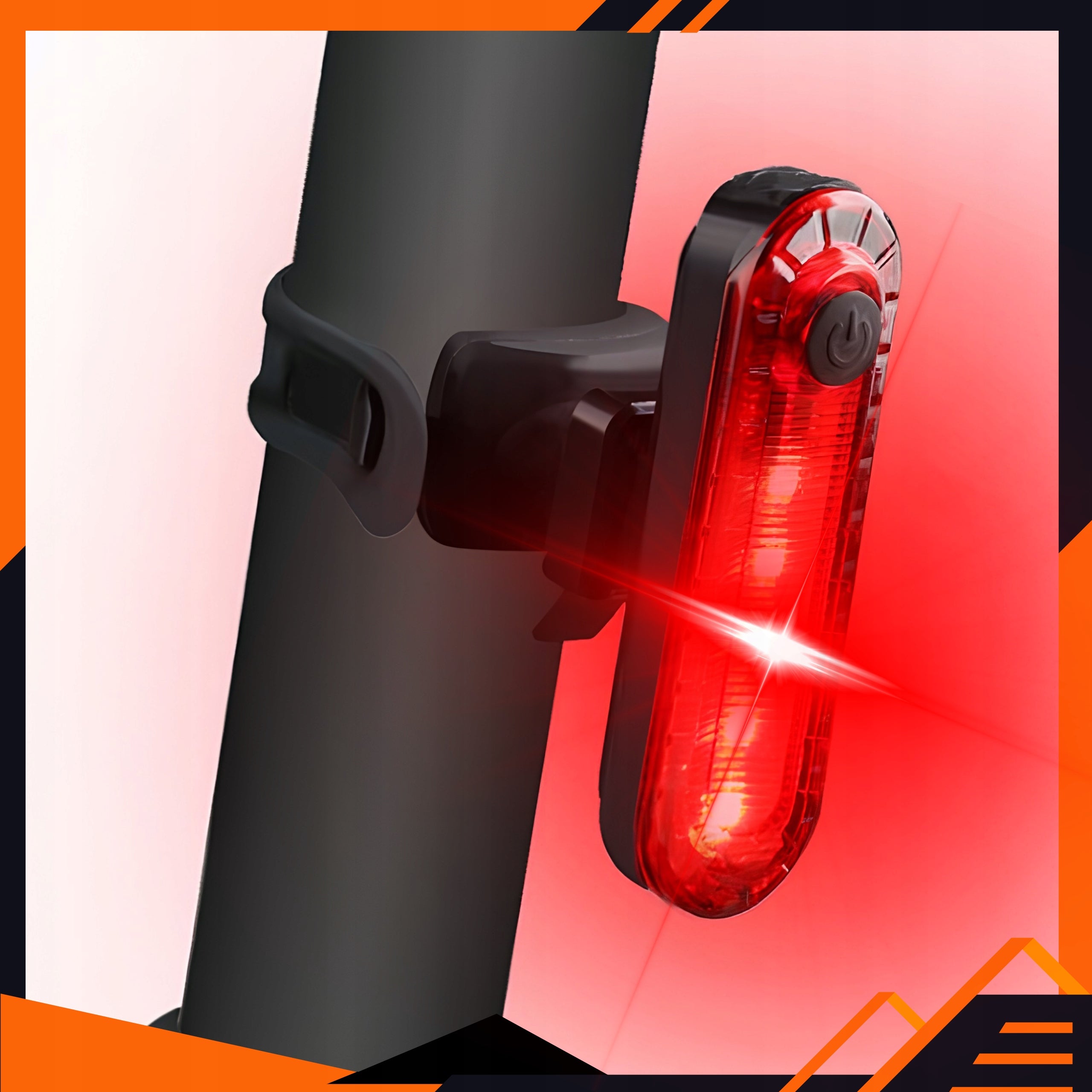 Bicycle Light Rear Rechargeable USB LED For Bicycle Strong Lighting Packaging status original
