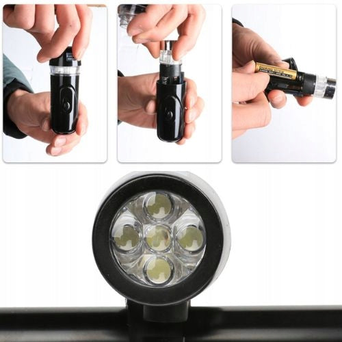 Bicycle Lighting Bicycle Light Front Led Front + Water Bottle Holder Color black