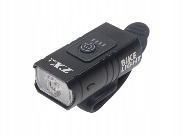 Bicycle Lights LED USB Kit Rechargeable Powerful Front Rear IPX6 Set Light beam 50 lm