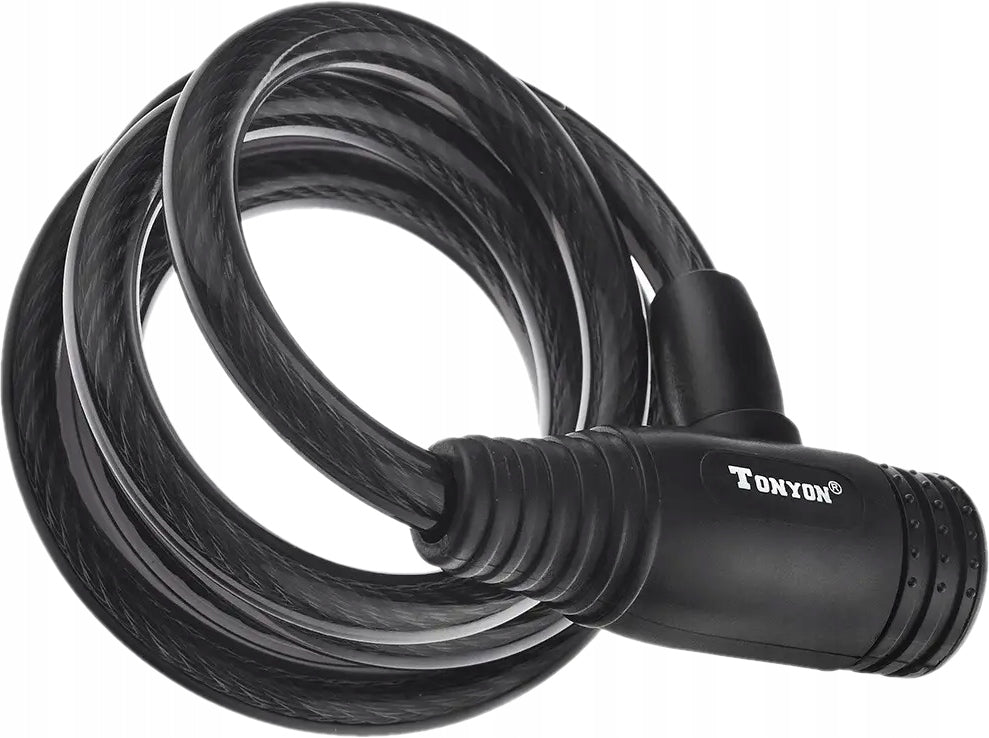 Bicycle Lock CLASP 150x10 CABLE TONYON KEY Manufacturer code ZABEZPIECZENIE ROWERU LINKA KLUCZ