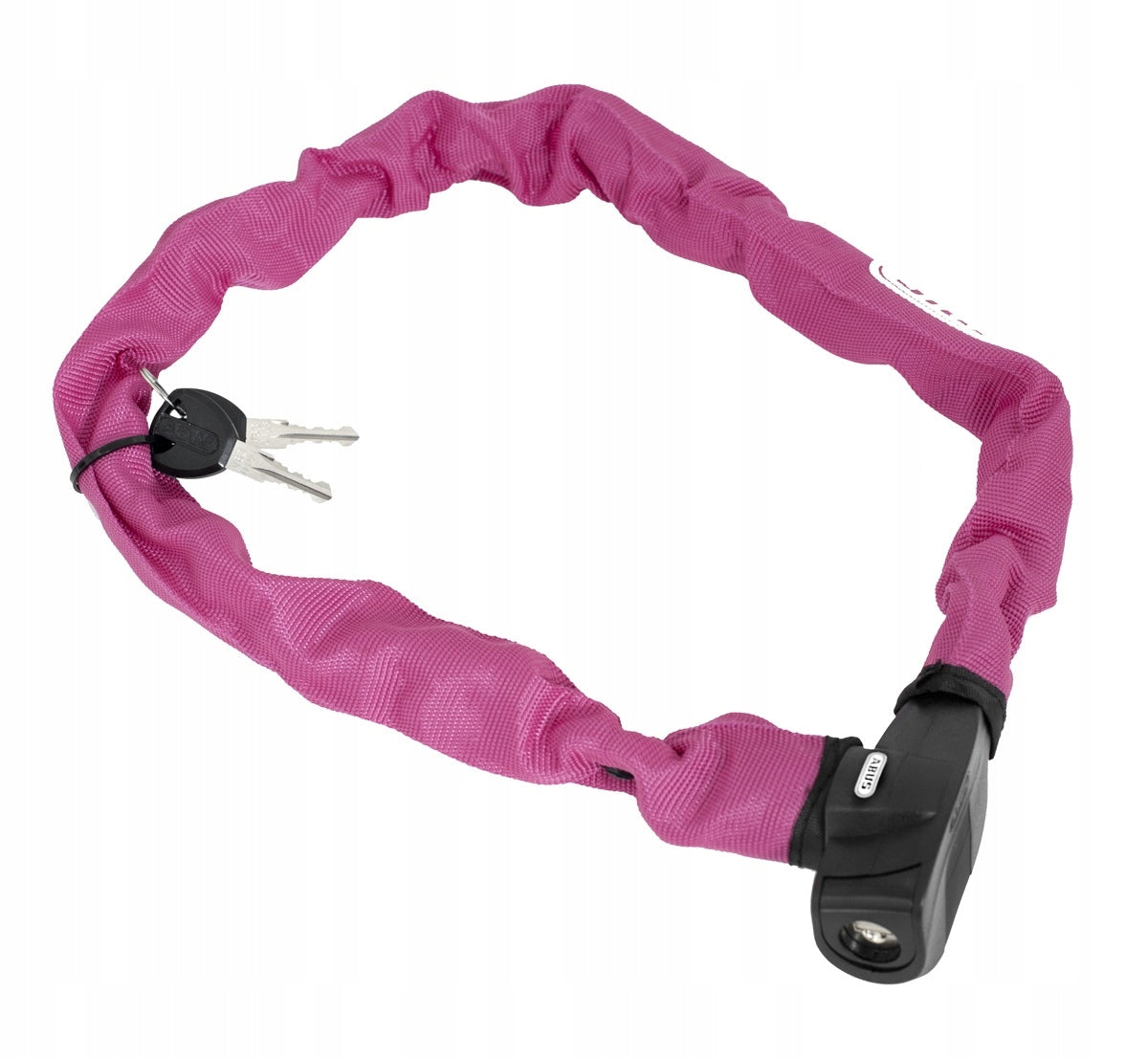Bicycle Lock Chain ABUS 4804K/75 Steel O Chain PINK Brand Abus