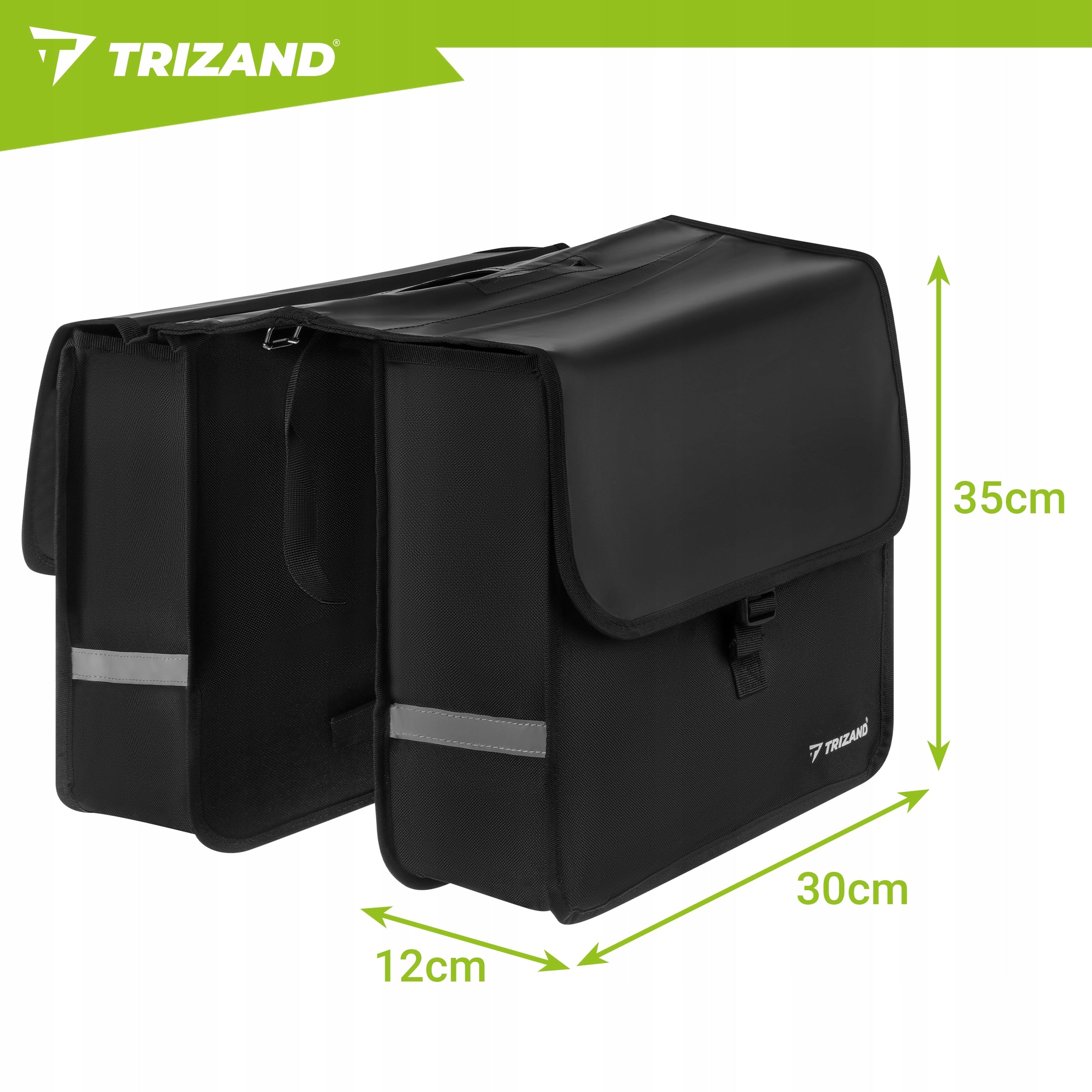 Bicycle Luggage Bag 28L Rear Bag Double Waterproof Bike Large Brand Trizand