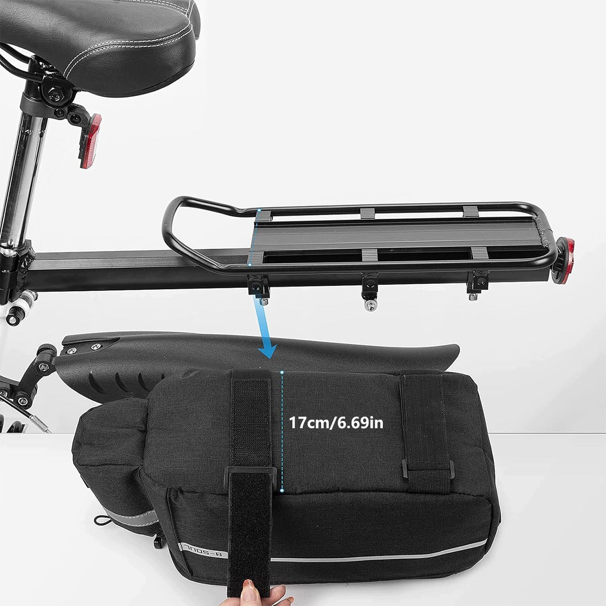 Bicycle Luggage Bag Bicycle Arm Phone Spacious Bag Waterproof Capacity 10 l